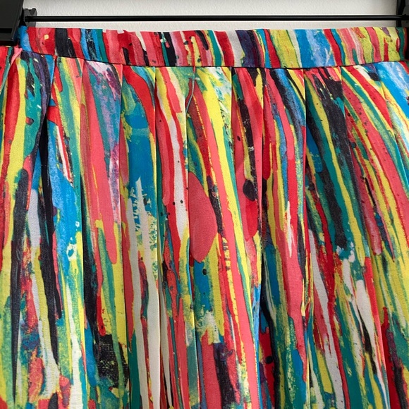 Prabal Gurung Pleated Skirt in Nolita Print - Picture 3 of 7